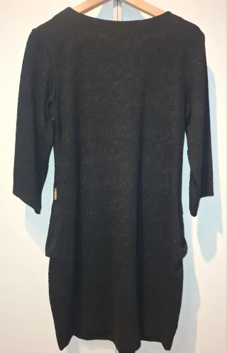 Vestido Mamatayoe Negro de invierno Talla L