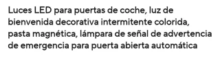 Luces LED de emergencia