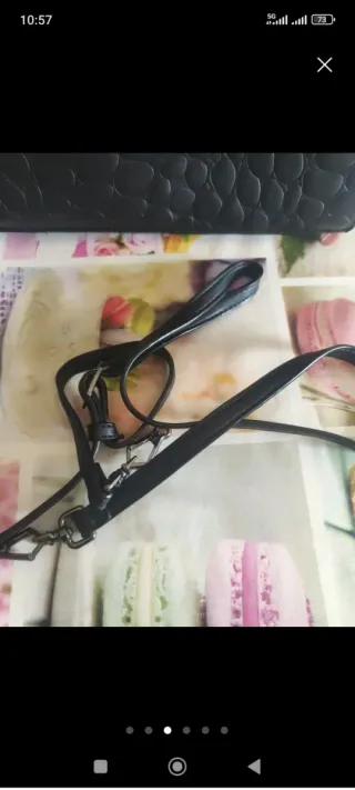 Borsa o pochette nera a tracolla porfois