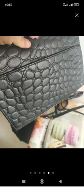 Borsa o pochette nera a tracolla porfois