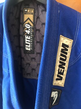 Kimono Jiu Jitsu Venum Elite 4.0 Azul A3