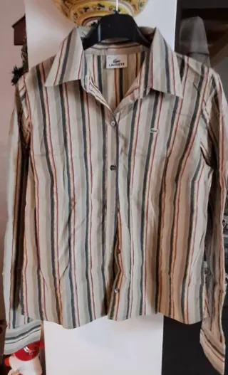 Camicia donna Lacoste a righe