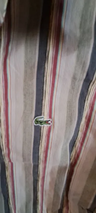 Camicia donna Lacoste a righe