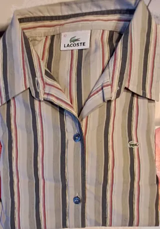 Camicia donna Lacoste a righe
