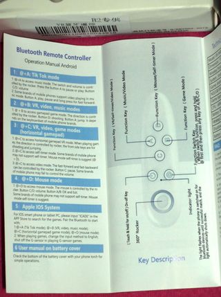 Controlador Bluetooth para VR