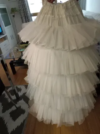 Cancán blanco Adulta