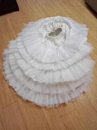 Cancán blanco Adulta