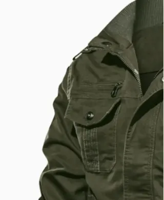 Chaqueta Militar Hombre Verde