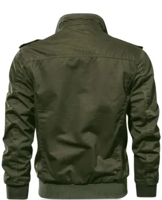 Chaqueta Militar Hombre Verde