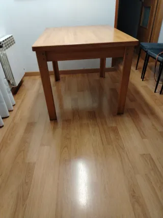 Mesa de comedor extensible, 232 de largo,de madera