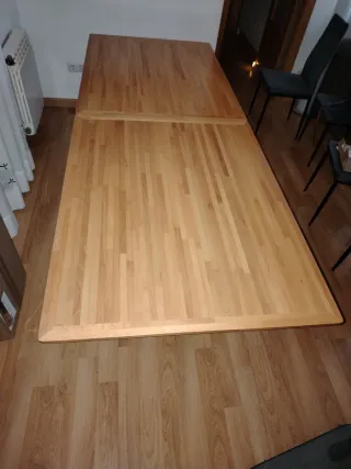 Mesa de comedor extensible, 232 de largo,de madera