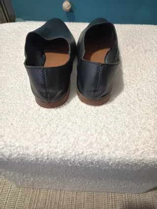 Manoletinas Zara Negras Piel