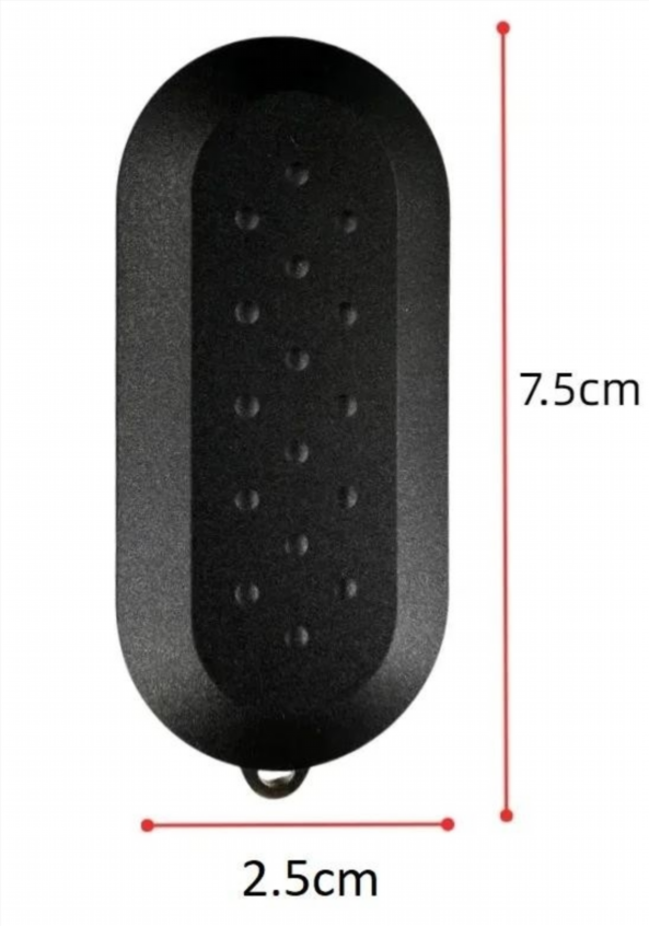 Carcasa llave 3 botones Fiat 500 Panda Punto Brav