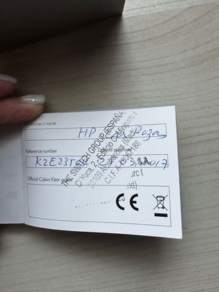 Reloj Calvin Klein Correa Cuero Negro y Plata