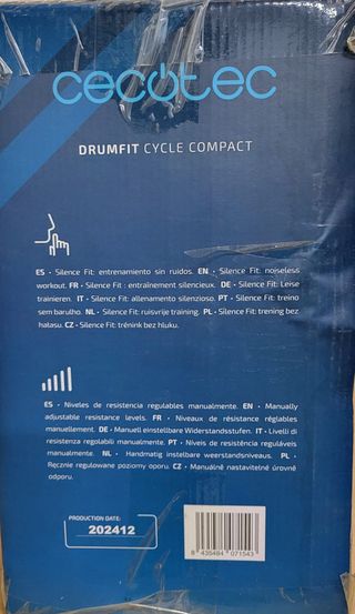 Pedales Estáticos Cecotec Drumfit Cycle Compact