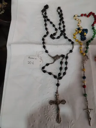 Lote de rosarios antiguos 6 unidades 120