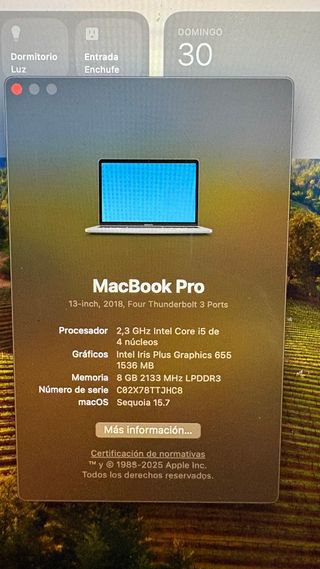 MacBook Pro 13 2018 i5 8GB