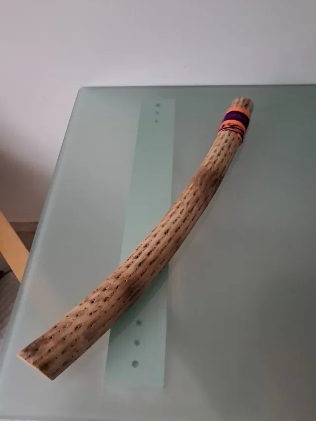 Palo de lluvia artesanal