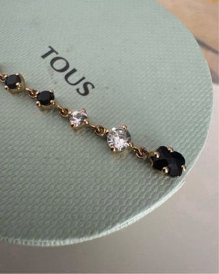 Colgante Tous Glaring Vermeil Negro y Dorado