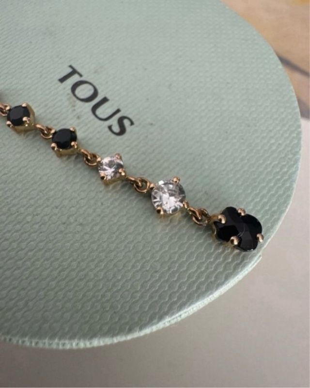 Colgante Tous Glaring Vermeil Negro y Dorado