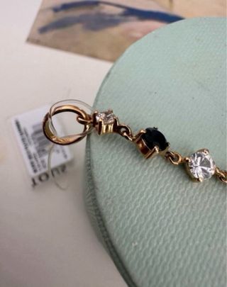 Colgante Tous Glaring Vermeil Negro y Dorado