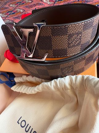 Cintura Louis Vuitton Damier Ebene