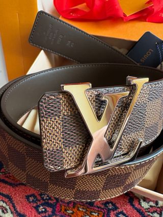 Cintura Louis Vuitton Damier Ebene