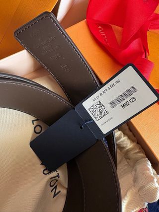 Cintura Louis Vuitton Damier Ebene