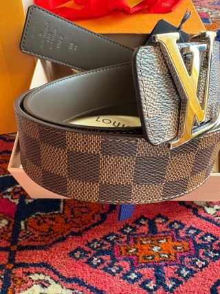 Cintura Louis Vuitton Damier Ebene