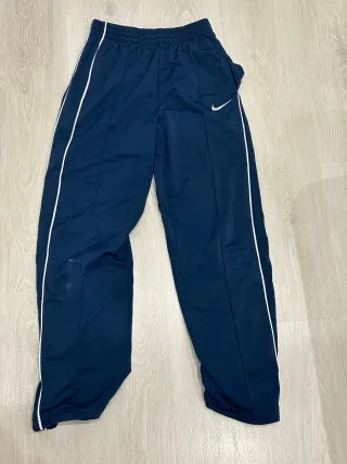 Pantalones Chándal Nike Azul Talla S Y2K