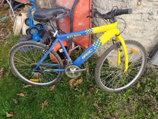 Bicicleta BTT BASIC Azul y Amarilla