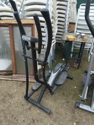 Bicicleta Elíptica Gris