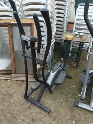 Bicicleta Elíptica Gris