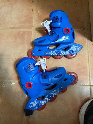 Patines en línea para niño, talla ajustable