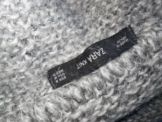 Jersey Zara punto cuello alto talla M