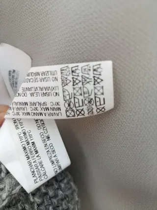 Jersey Zara punto cuello alto talla M