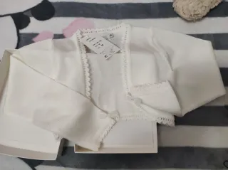 Chaqueta de comunión blanca talla 10 años