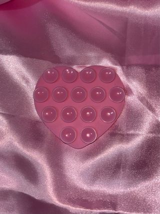 Ventosa a forma di cuore rosa