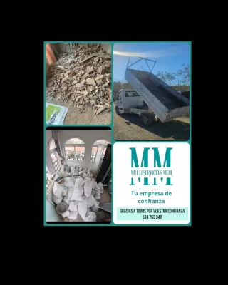 Retirada de escombros y mudanzas