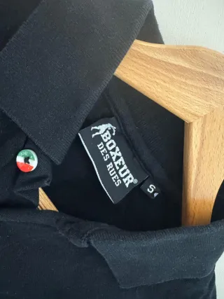 Polo Boxeur des Rues Negro Talla S