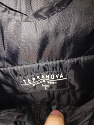 Giubbino Terranova nero e arancione