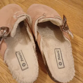 Ciabatte Polar Rosa Tg 38 con Pelo