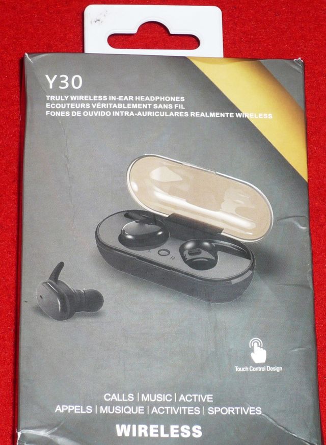 Auriculares Y30 TWS Blancos Nuevos