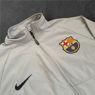 Felpa vintage FC Barcelona Nike grigia