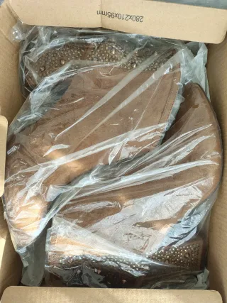 Botines Zara Ante Camel Talla 36