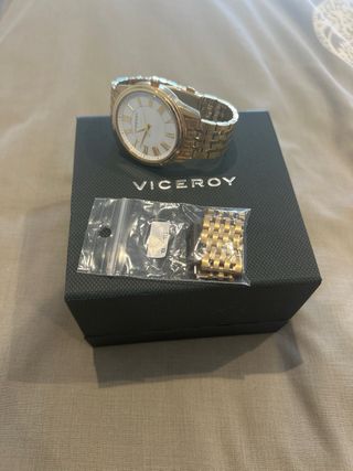 Reloj Viceroy Dorado y Blanco