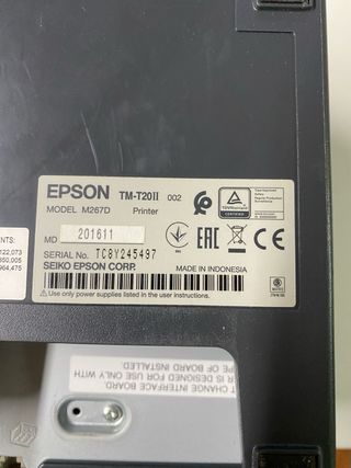 Impresora Tickets Epson TM-T20II
