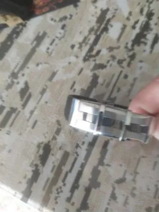 Pulsera Lotus Hombre/Niño Negra y Plateada