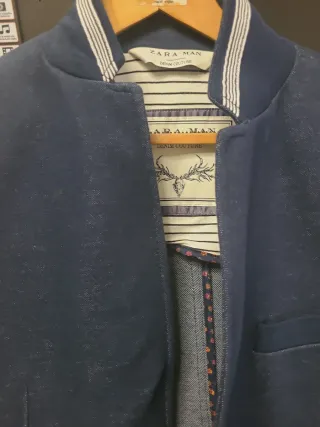 Americana Zara Man Azul