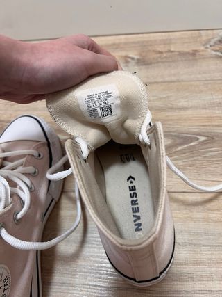 Botas Converse Plataforma Rosa Claro